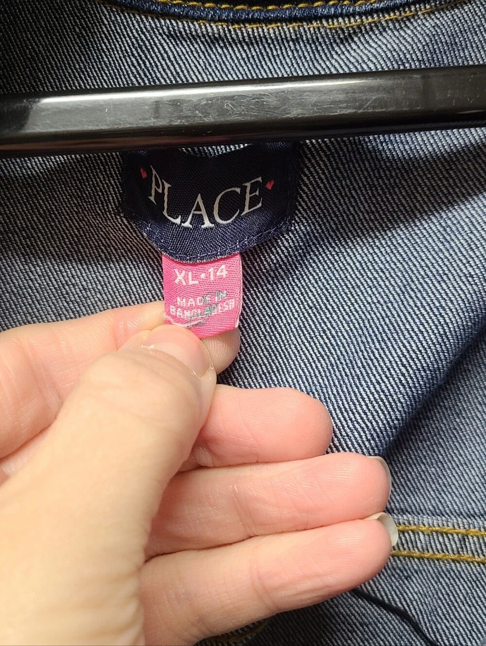 The Children’s Place Girls Blue Denim Jacket Size XL